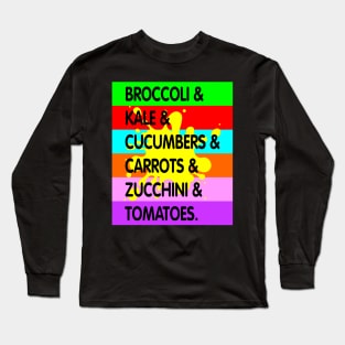 Veggie List Long Sleeve T-Shirt